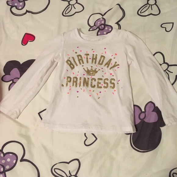 The Children's Place Other - Birthday princess long sleeve tee 3T like new!
